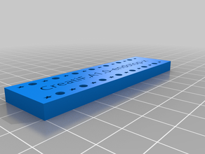 creatifa10-tope terminal-x 80x22x5mm La impresión en 3d 3d print model - Mito3D