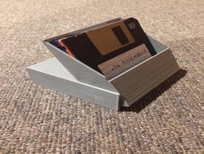 floppy disk diskette portable case computer retro 3d print model - Mito3D