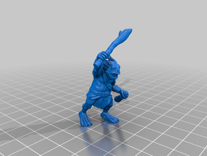 kuo-toa whip 28mm dnd miniature games dnd dnd mini dnd miniature dungeon dungeons dragons fish kuo-toa kuotoa mini miniature miniatures murloc pathfinder pathfinder rpg rpg tabletop rpg