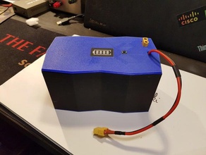 bricolage batterie 18650 3x6 cellule obudowa na akumulatory de l'électronique 3d print model - Mito3D