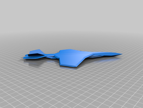 super speeder plane 3d printing 3d print model - Mito3D