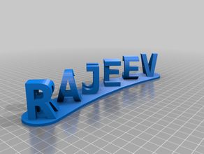 rajeev-rchica signs & logos customized 3d print model - Mito3D