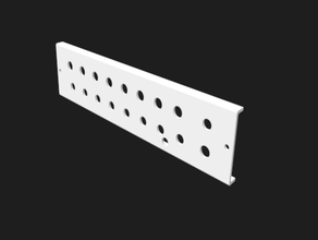 yusynth - frontpanel random-gate Musik front-panel modular synth synthesizer 3d print model - Mito3D