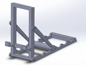 ayarlanabilir telefon tutucu alan tak kulaklık şarj cihazı cep telefonu 3d print model - Mito3D