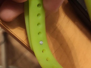 mi band strap buckle bracelets miband replacement part 3d print model - Mito3D
