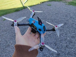astrox sl5 v2 aileron de requin passe-temps drone course 3d print model - Mito3D