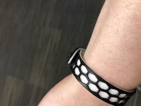 flexible wristband bracelets bracelet flex tpu 3d print model - Mito3D