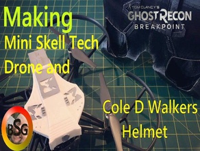mini skell tech drone cover tello ghost reacon breakpoint video games recon 3d print model - Mito3D