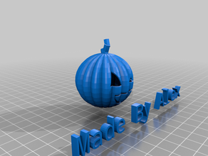 citrouille d'halloween jouets & jeux 3d print model - Mito3D