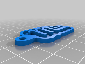 mia Schlüsselanhänger kundengebundene 3d print model - Mito3D