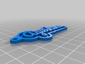 agustina keychains customized 3d print model - Mito3D