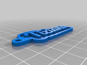 tiziana Anahtarlık özelleştirilmiş 3d print model - Mito3D