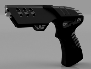 replica alex danvers alien gun scans & replicas supergirl 3d print model - Mito3D