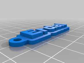 erdal de porte-clés personnalisé 3d print model - Mito3D