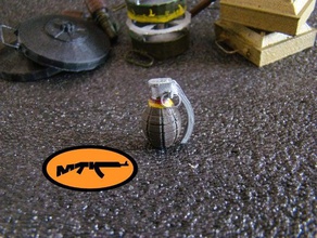 mkii grenade à main jeux 3d print model - Mito3D