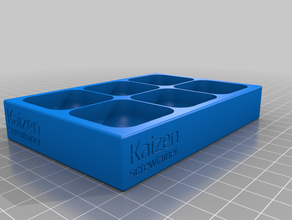 my customized magnetic screw tray box optional lid tool holders & boxes 3d print model - Mito3D