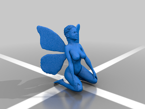 fairy woman people nsfw wings 3d print model - Mito3D
