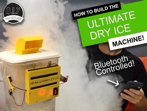 ultimate bluetooth dry ice machine - 3d printed elegoo arduino diy halloween hobby nano effect decoration hm10 l298n motor party lights remote control smoke theatre 3d print model - Mito3D