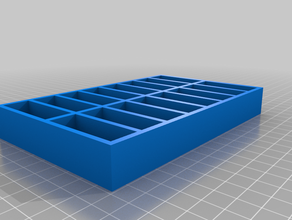 tic tac parts container holder 2 containers 3d print model - Mito3D