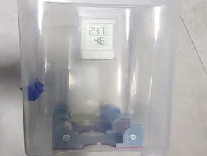 thermometer hygrometer holder 3d printer accessories 3d print model - Mito3D