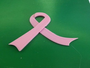 breast cancer ribbons accessories 3d print model - Mito3D