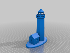 lighthouse buildings & structures beach house light ocean 3d print model - Mito3D