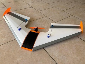 pés de seta fuselagem r c veículos aeronaves flitetest rc avião 3d print model - Mito3D