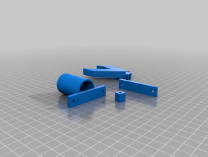 robotic claw simple robotics first ftc robot 3d print model - Mito3D
