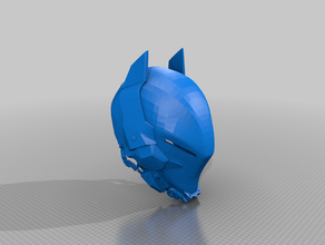 batman helmet 3d printing 3d print model - Mito3D