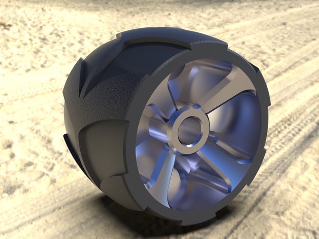 off road wheel models office 3D print model - Mito3D