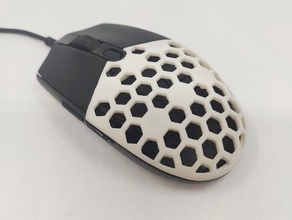 g203 top cover computer gaming mod mouse ultralight 3d print model - Mito3D