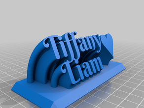 tiff liam b de la oficina personalizado 3d print model - Mito3D