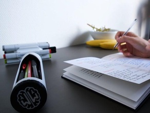 caixa de lápis torção recipientes pencilcase estojo porta-lápis a escola universidade 3d print model - Mito3D