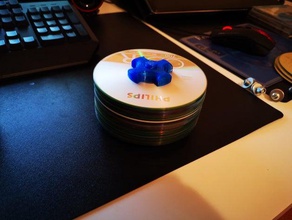porta cd i contenitori compact disc supporto per dvd lcd musica 3d print model - Mito3D