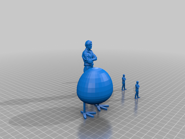 kopieren Sie die mini-Figur 3d-drucken 3D print model - Mito3D