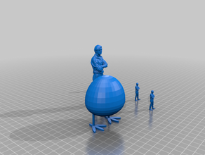 kopya mini heykelcik 3d baskı 3d print model - Mito3D