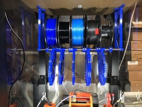 hängen spool - & Puffer-Regal 3d Drucker Zubehör Puffer Gehäuse filament filament-Puffer holder ikea fehlen Mangel mmu2 mmu2s Regal spool-Halter 3d print model - Mito3D