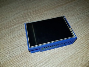 raspberry pi zero waveshare 35 inch lcd case electronics 35inch tft 3d print model - Mito3D