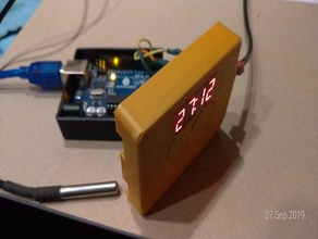 arduino case temperature sensor timer electronics 3d print model - Mito3D
