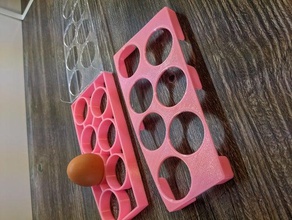 fridge egg tray curved - k hlschrank eierhalter gebogen kitchen & dining eggs eggtray eier eisf liebherr siemens sparepart 3d print model - Mito3D
