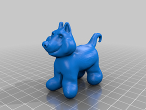 chien tipo de dibujos animados las esculturas perro oculus búsqueda sculptvr 3d print model - Mito3D