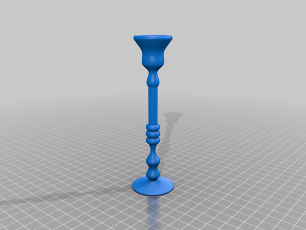 supporto di candela arredamento 3D print model - Mito3D