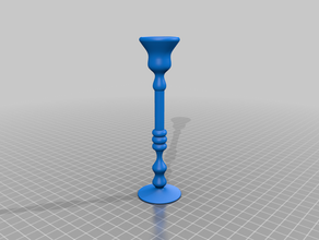 suporte de vela decoração 3d print model - Mito3D