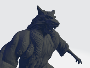 werewolf toy & game accessories dnd miniature ragan thief werewolves 3d print model - Mito3D