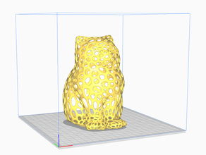chat de la lumière décor cat 3d print model - Mito3D