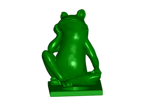 sıkıldım kurbağa tealight mumluk dekor mum tealightholder tutucu 3d print model - Mito3D