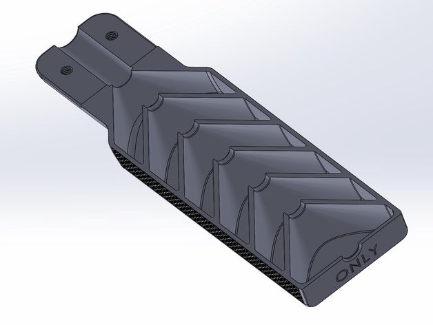 crosman 2240 airgun suppressor silencer - rectangular sport & outdoors 3D print model - Mito3D