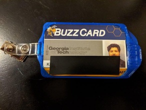 magnetic badge card holder 6 cards office magnet wallet 3d print model - Mito3D
