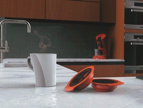 filtro senseo philips cuisine et salle à manger café molido padholder support du tampon 3d print model - Mito3D