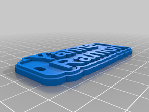 yanneramonkeychain işaretler ve logolar özelleştirilmiş 3d print model - Mito3D